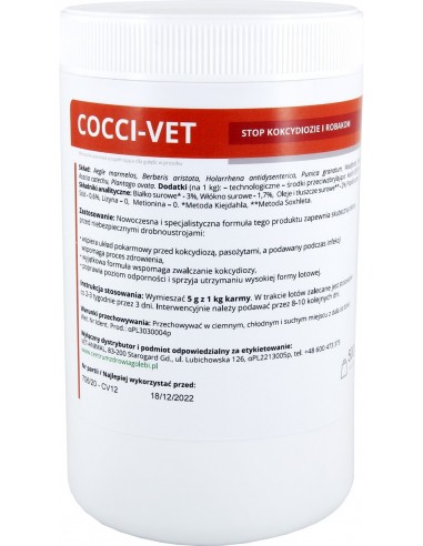 Cocci-Vet 500g - stop kokcydiozie i robakom