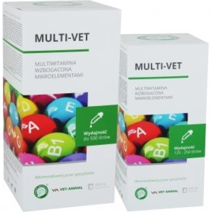 MULTI-VET 250 ml - multiwitamina wzbogacona mikroelementami
