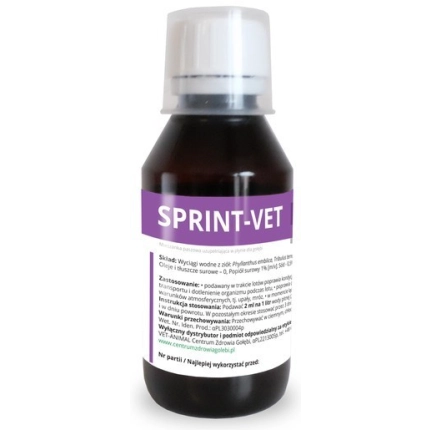 SPRINT-VET 125ml - najwyższa forma w lotach i rozpłodzie